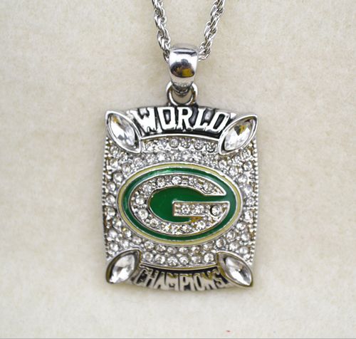 NFL Green Bay Packers World Champions Pendant - Click Image to Close